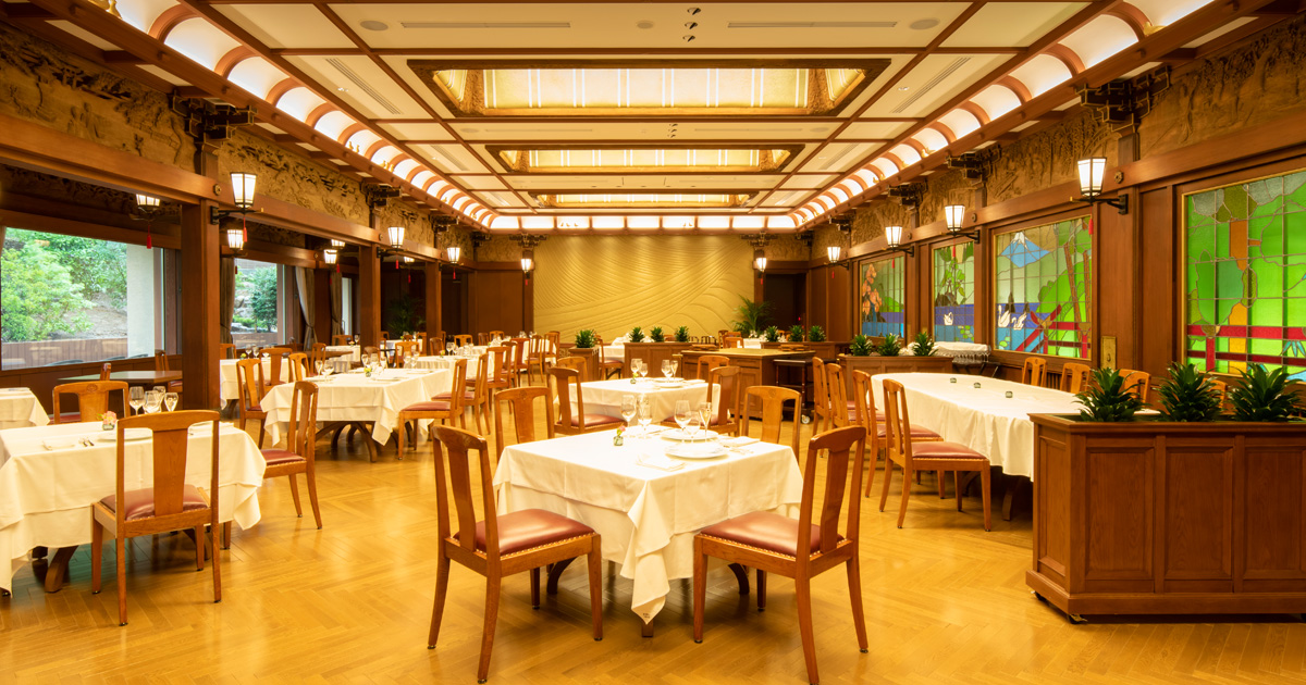 レストラン カスケード 食事 公式 富士屋ホテル