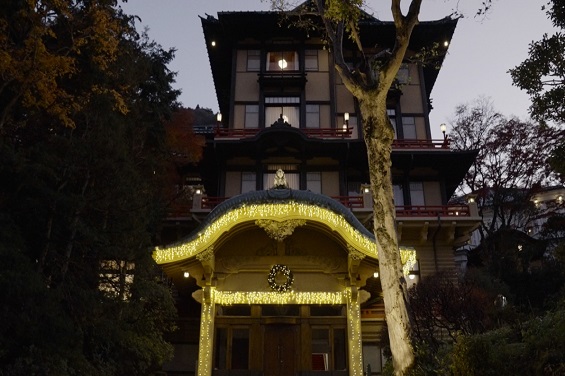 クリスマスディスプレイ_花御殿